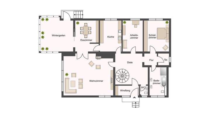 Grundriss Erdgeschoss