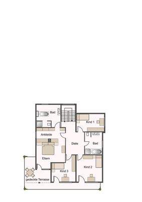 Grundriss Obergeschoss