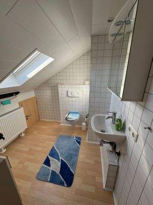 WC im Dachgeschoss