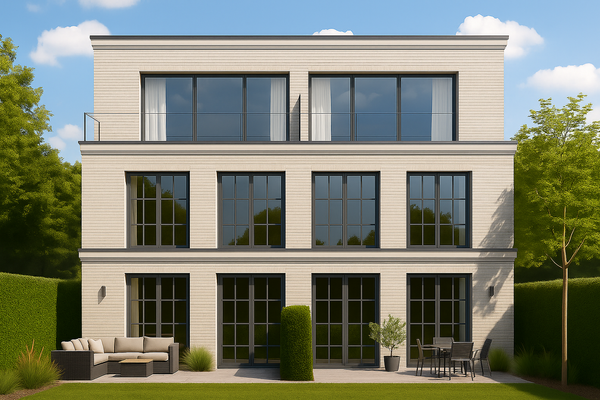 20250718_1121_Zurückversetztes Gebäude mit Garte