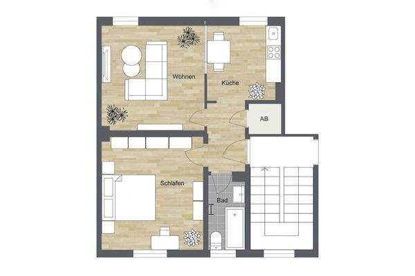 009 - Grundrissplan 1. Obergeschoss