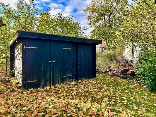 Geräteschuppen im Garten