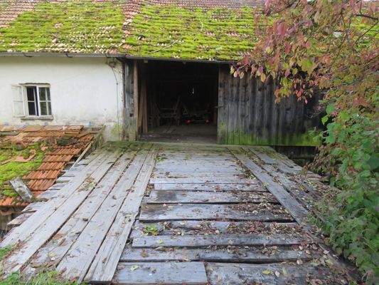 Überfahrt in die Scheune 