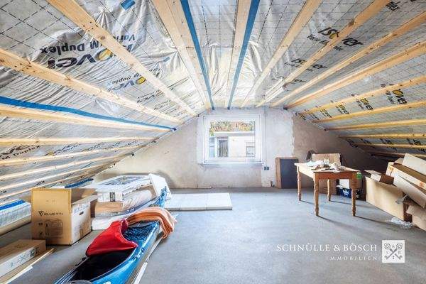 Eine vorbereitete Ausbaufläche