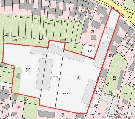 Auszug Liegenschaftskarte