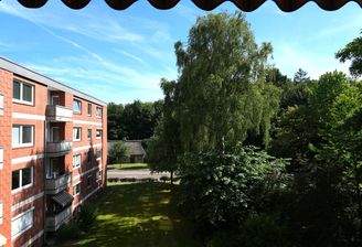 Ausblick vom sonnigem Südbalkon
