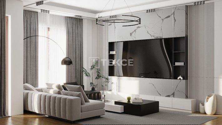 Brand-new Apartments with Balcony and Elevator in Karşıyaka İzmir