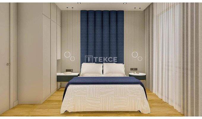 Sea View Real Estate in a Two-Block Site in Alanya Kargıcak