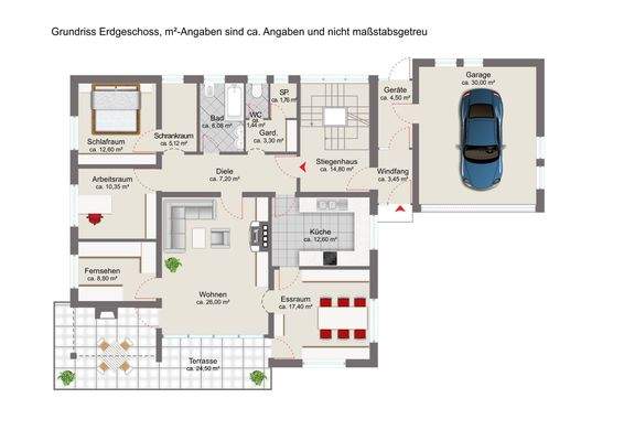 Grundriss Erdgeschoss