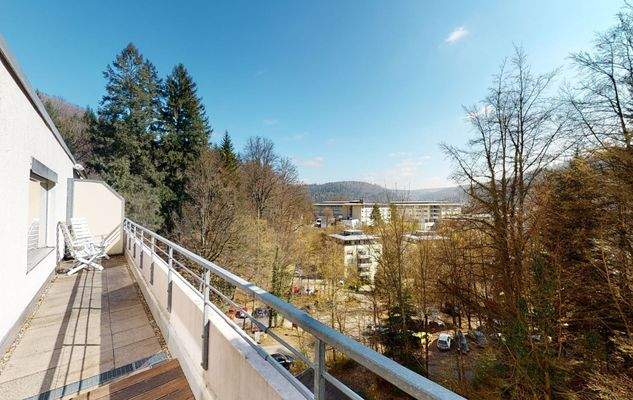 2-Zi-Penthouse, Dachterrasse