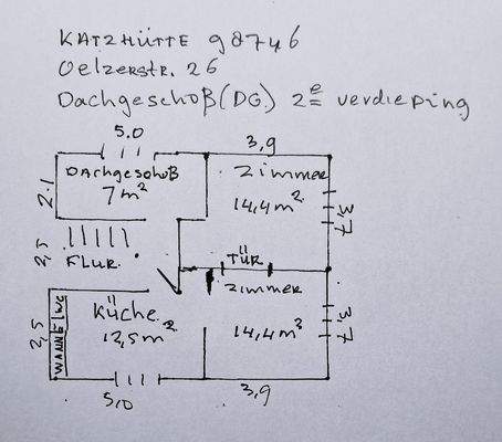 Katzhütte Dachgeschoß