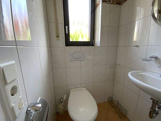 WC im Erdgeschoss