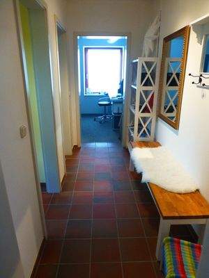 Flur zu den hinteren Räumen
