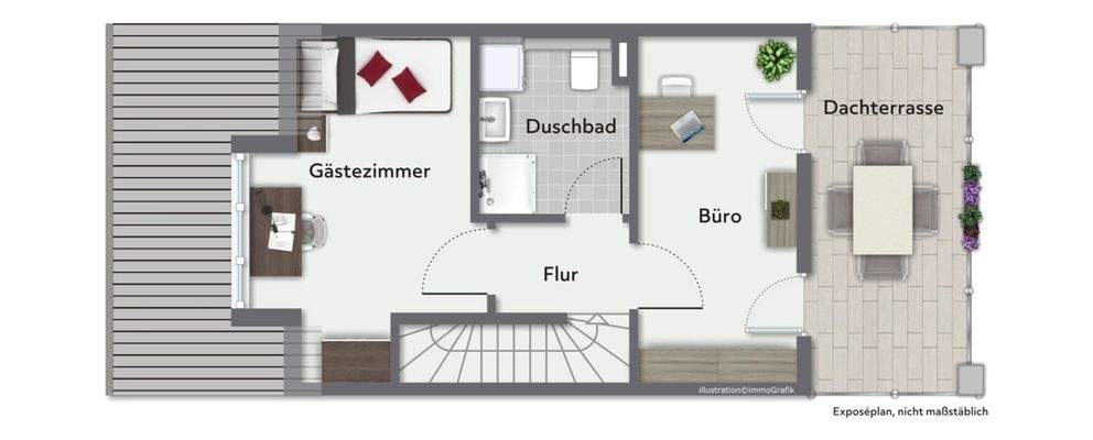 Dachstudio Grundriss