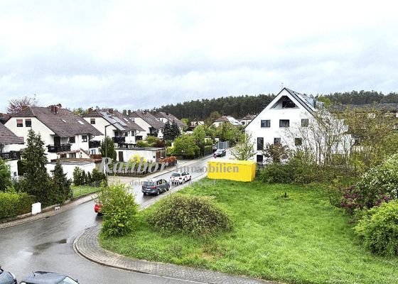 Blick vom Balkon