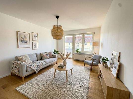 Wohnzimmer - KI-optimiertes Foto