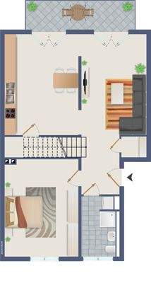 Raumaufteilung 3. OG