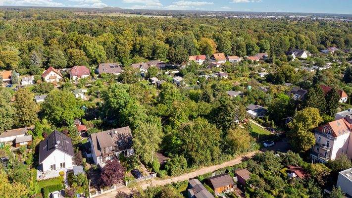 Luftaufnahme der Umgebung