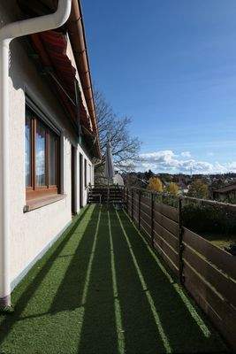 Balkon an der Südseite mit