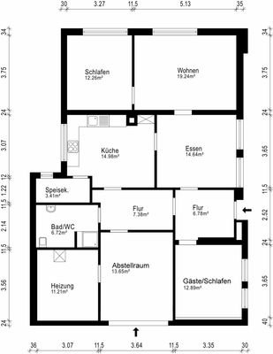 Altbau Erdgeschoss