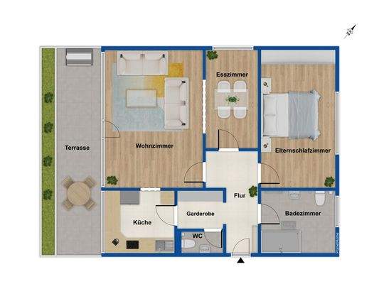 Grundriss 2.Obergeschoss