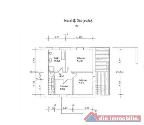 Grundriss Obergeschoss