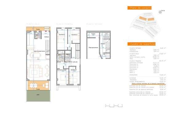 Sea View Townhouses Featuring Private Gardens in Mijas
