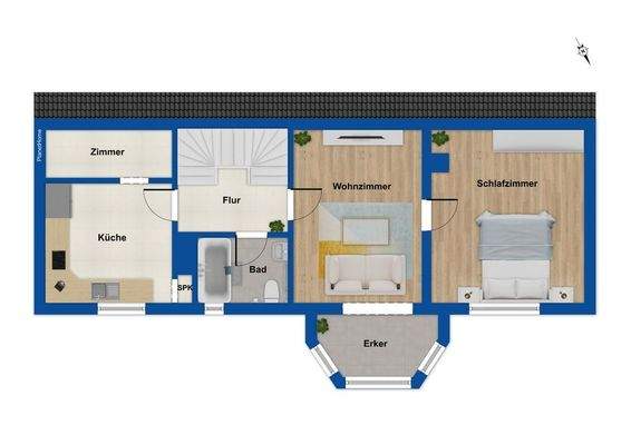 Grundriss Obergeschoss