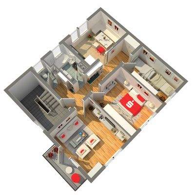 Grundriss Obergeschoss