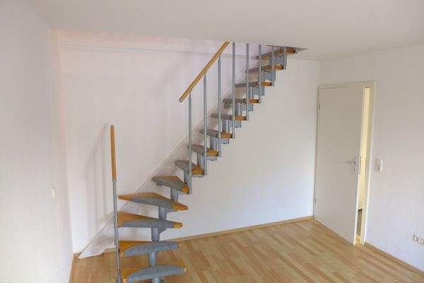 Treppenaufgang Studiozimmer