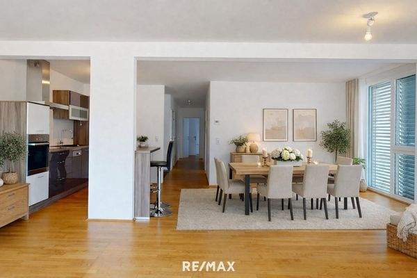 Wohnung - Essbereich Visualisierung