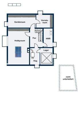 Grundriss Untergeschoss