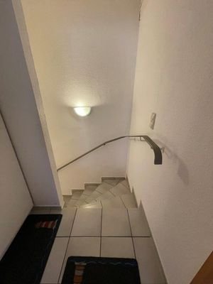 Treppenaufgang zum 1. OG