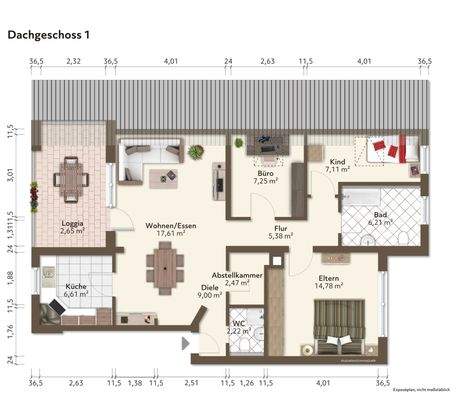 Wohnungsgrundriss