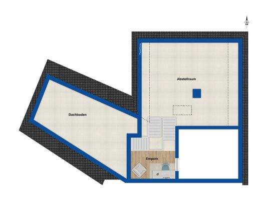 Grundriss Dachgeschoss 2
