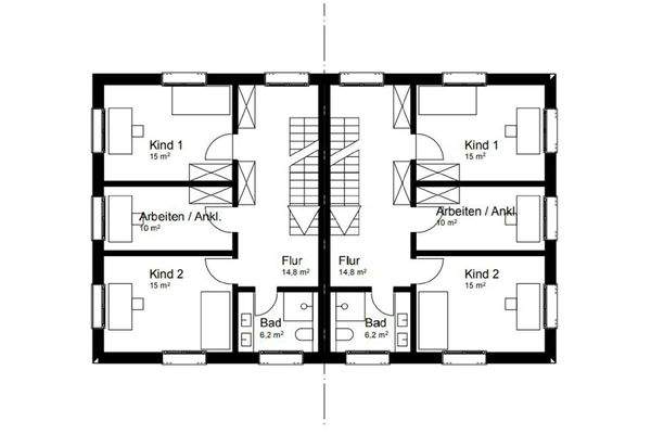 Grundriss Obergeschoss