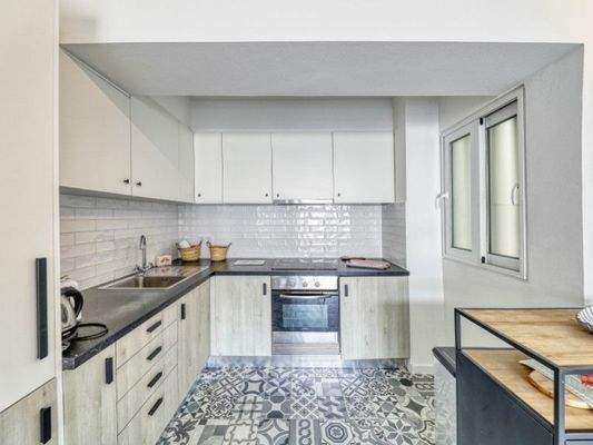 Cluttons Algarve - Immobilien - Apartment T2 Quarteira - Meerblick - Küche