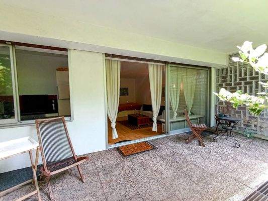 Terrasse. Ruhige Gartenlage.