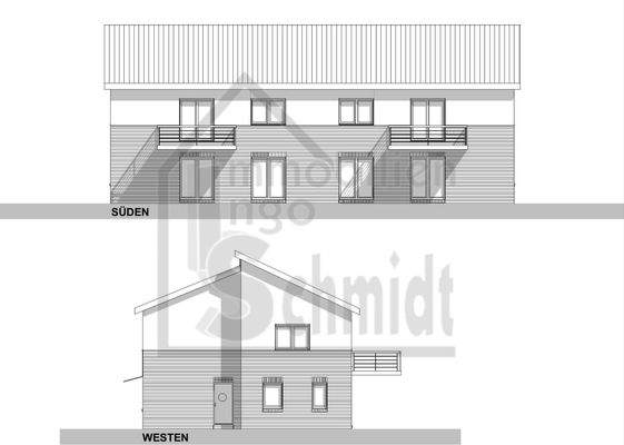 Ansicht Süden Westen GES37