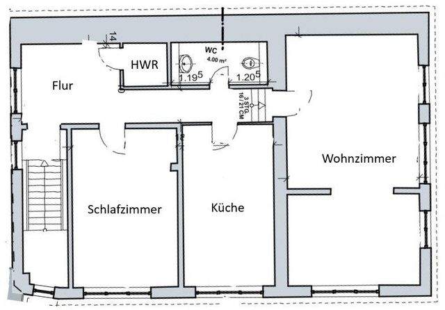 Bad Doberan - schöne 2-Zimmerwohnung im Zentrum zu vermieten - Foto 3
