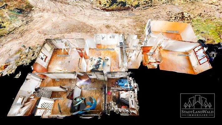 UG - Schematischer Grundriss - 3D