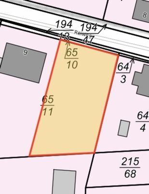 Lageplan Straßenhaus