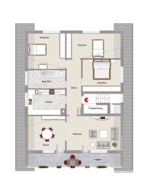 Grundriss Dachgeschoss