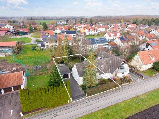 Vogelperspektive Richtung Norden