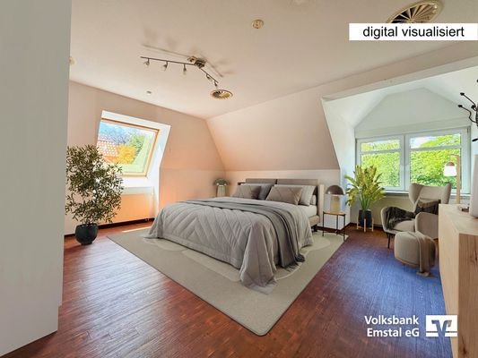 Visualisierung (Eltern-)Schlafzimmer