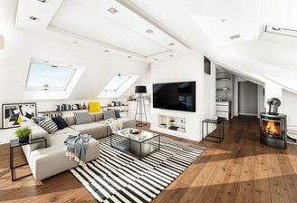 Wohnzimmer - (KI generiert)