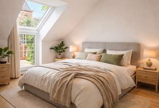 Visualisiertes Schlafzimmer