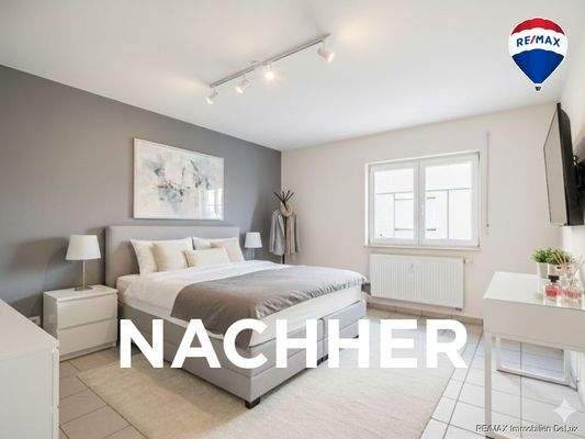Schlafzimmer nachher