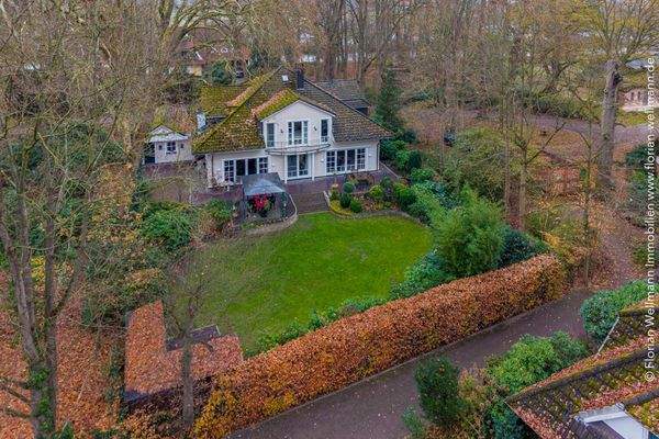 Luftansicht des Hauses