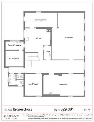 Grundriss Erdgeschoss